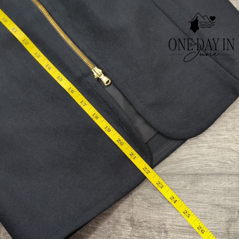 J.Crew Petite Wool Pencil Skirt Size 2P - Picture 4 of 5